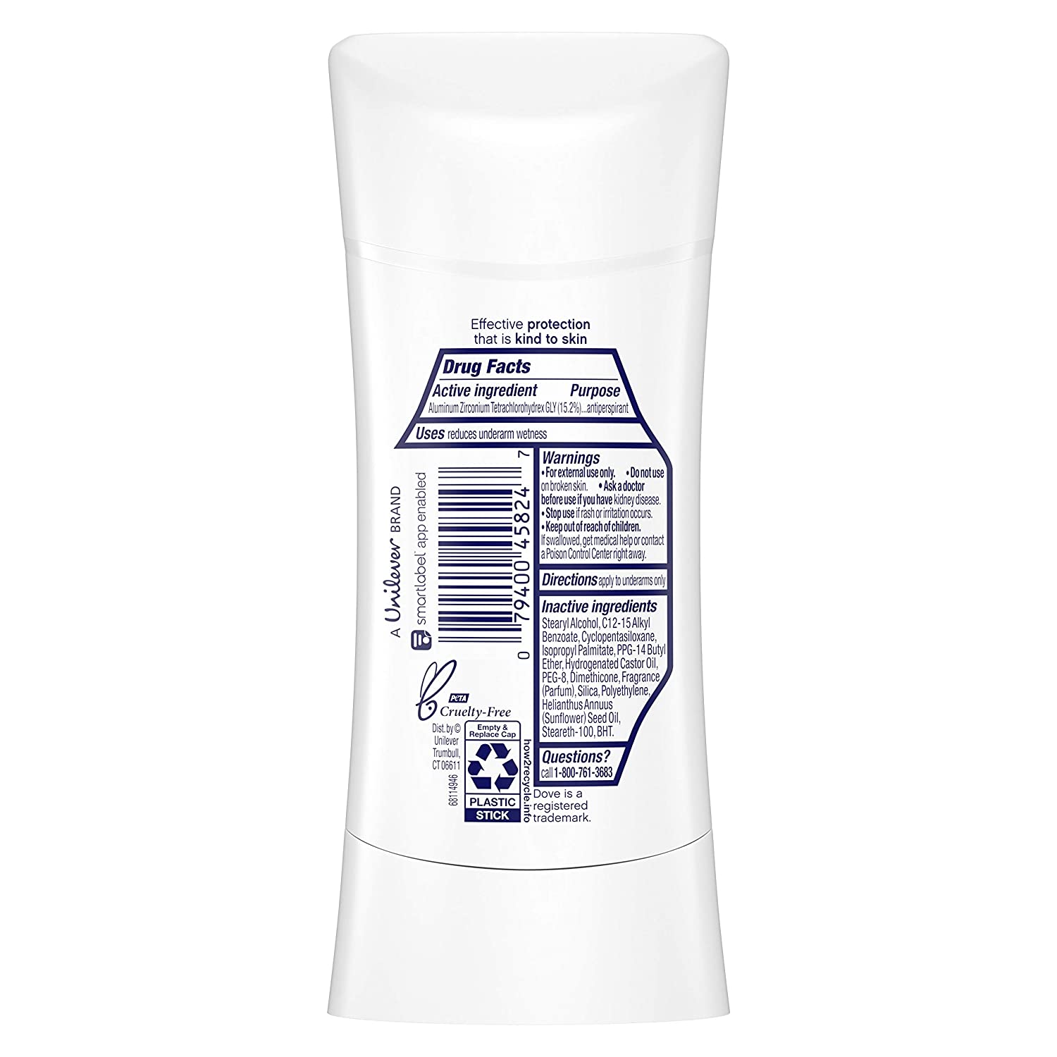 Dove Advanced Care Antiperspirant Deodorant Stick for Women, Caring Coconut, for 48 Hour Protection And Soft And Comfortable Underarms,2.6 Ounce (Pack of 2) - Image 2